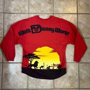 Walt Disney World Red Lion King Spirit Jersey Animal Kingdom Adult medium